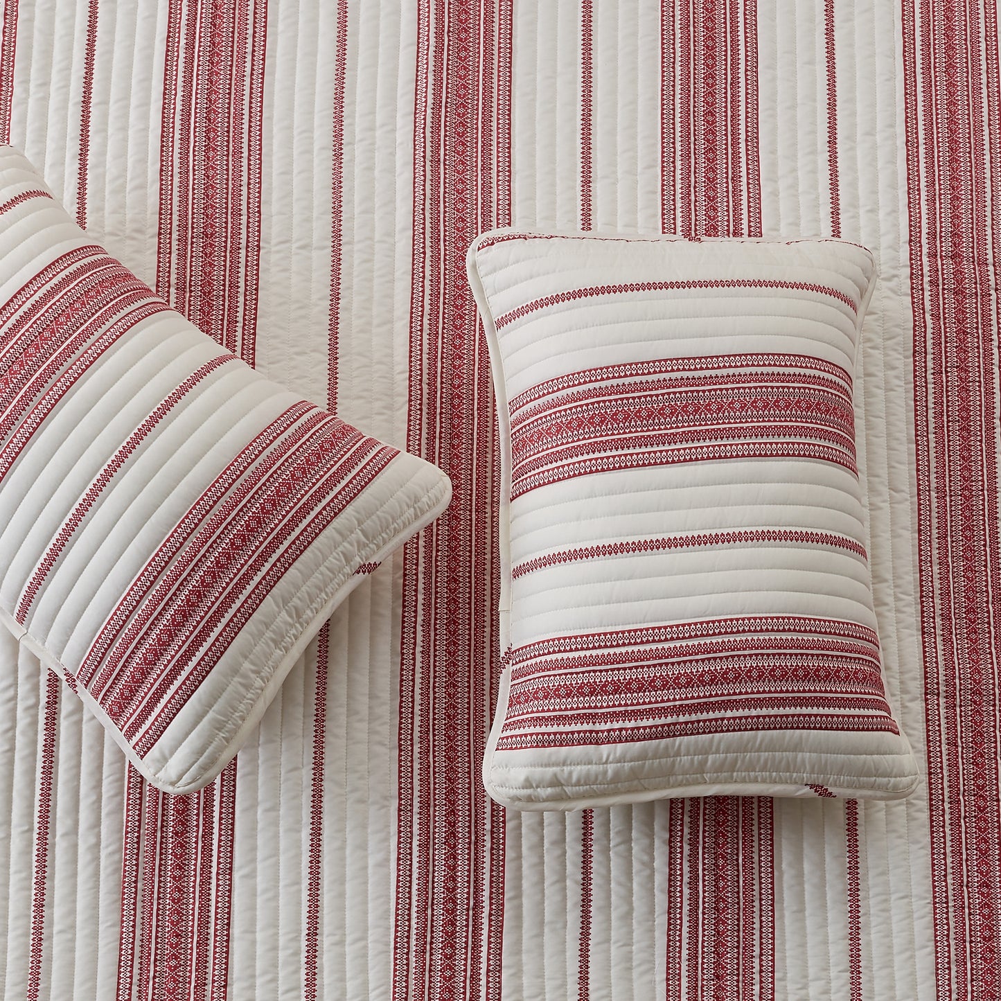 3-Piece Stripe Quilt - Wesley Collection