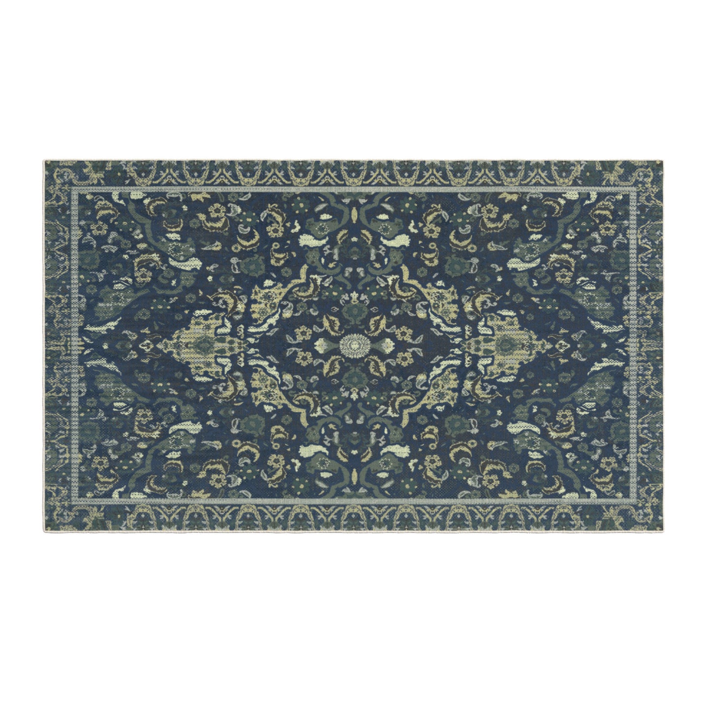 Ultra Soft Distressed Boho Inspired Machine Washable Area Rug