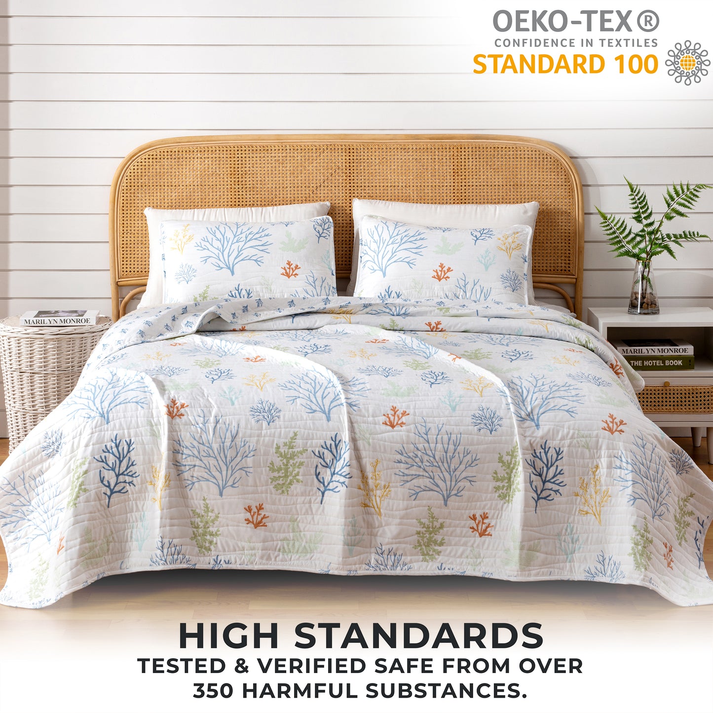 3-Piece Coastal Quilt - Maldives Collection