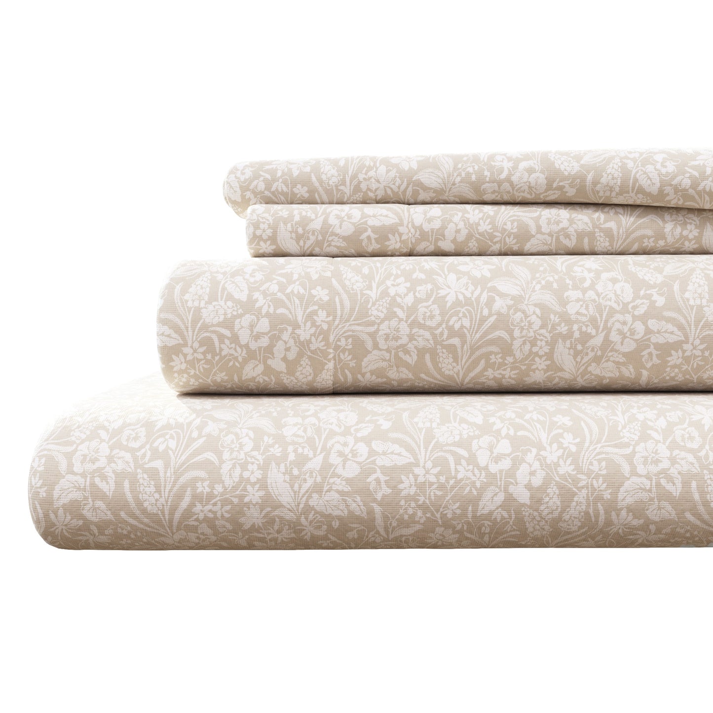 Turkish Cotton Flannel Sheet Set - Winter Floral Collection