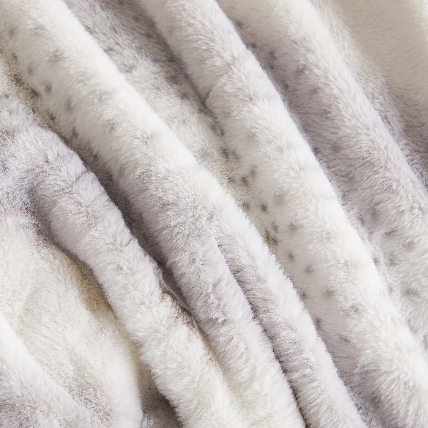 Faux Fur Printed Throw Blanket - Aaliyah Collection