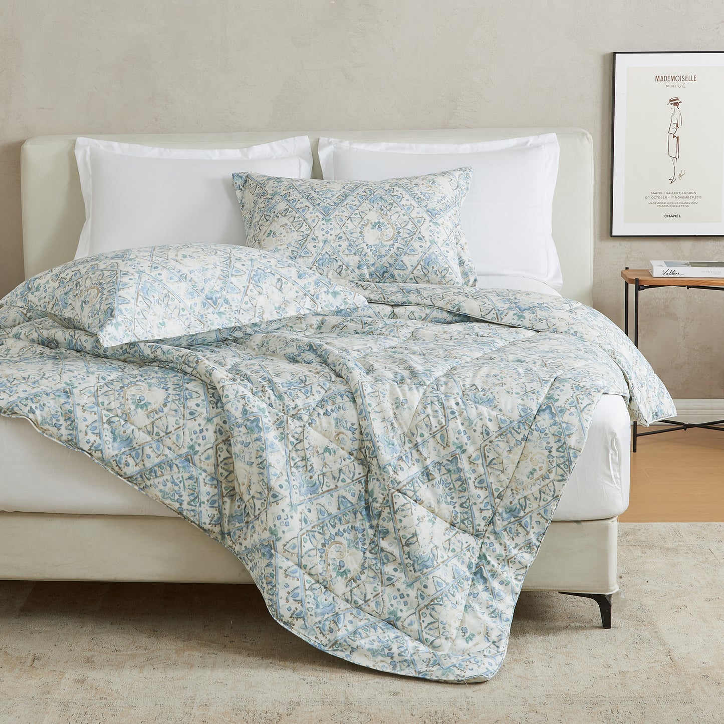 Reversible Christmas Comforter and Sham Set - Holiday / Lodge Odette Collection