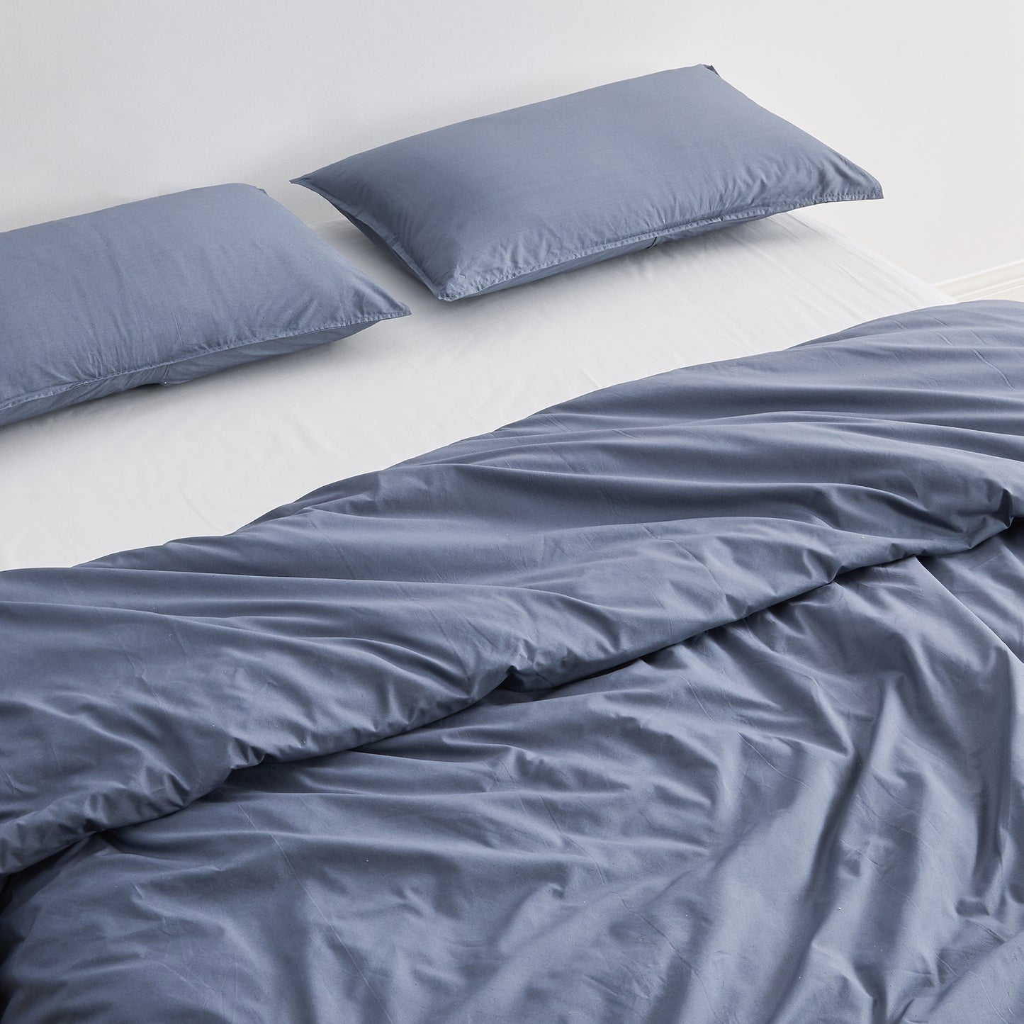 100% Pima Cotton Percale Pillowcase Sham Set