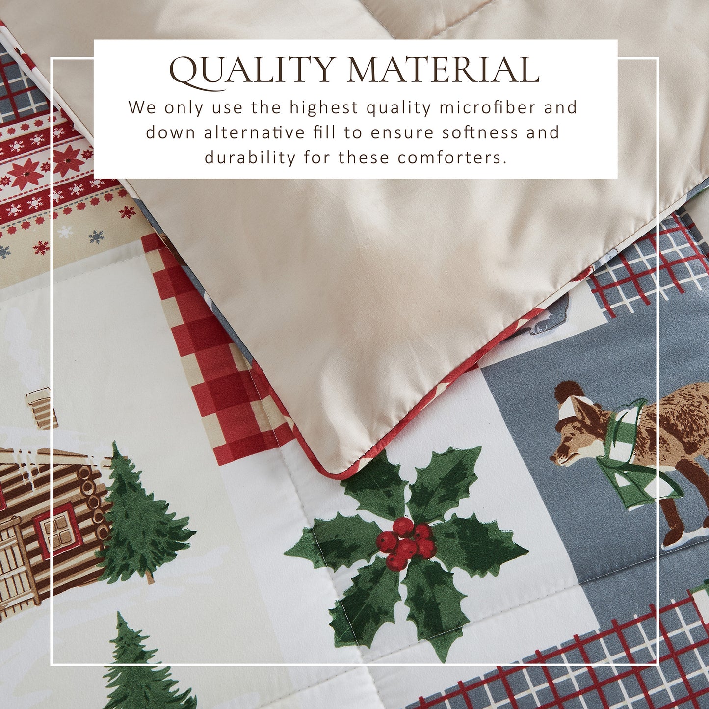 Microfiber Comforter Set with Shams
