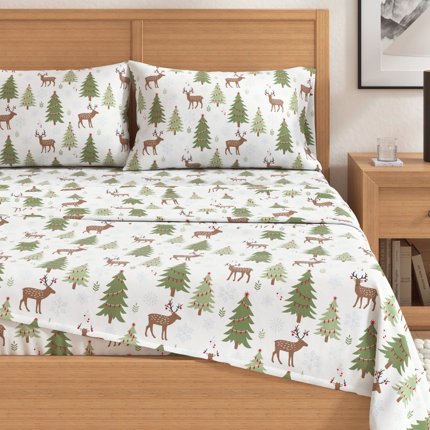 100% Turkish Cotton Flannel Sheet Sets - Boulder Collection