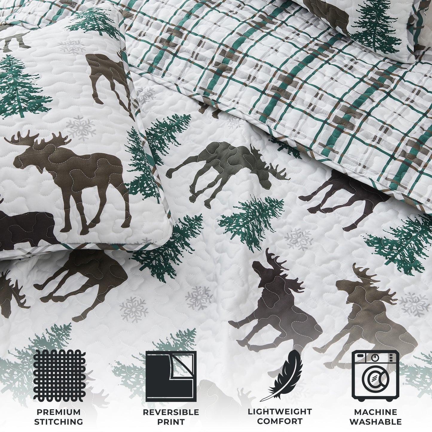 3-Piece Lodge Quilt - Wilderness Collection