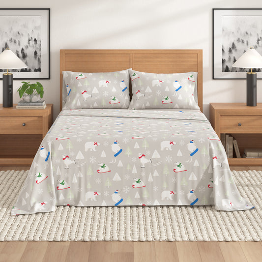 4-Piece Turkish Cotton Flannel Sheet - Stratton Collection