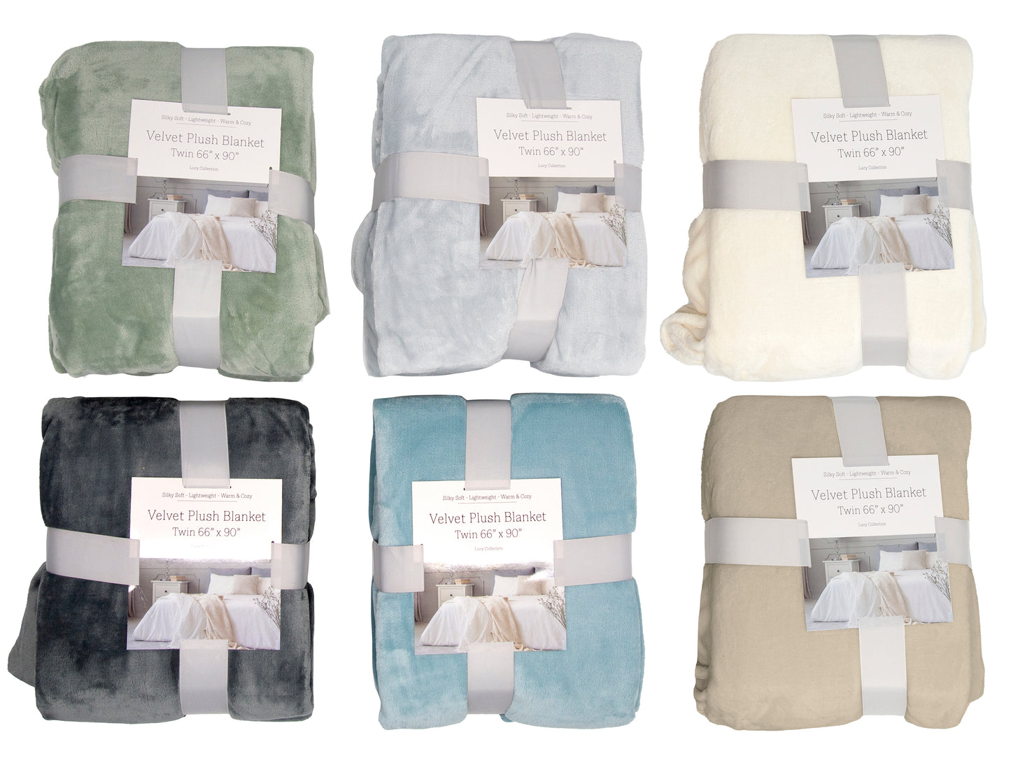 Solid Velvet Plush Blanket